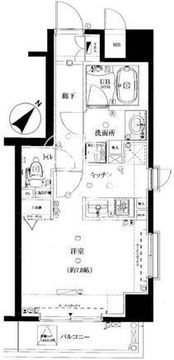 アデッソ上野ベレッツァ 205 間取り図