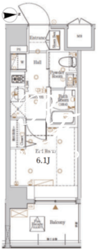 ログ戸越パークサイド 902 間取り図