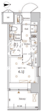 ログ戸越パークサイド 903 間取り図