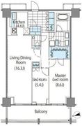 コンフォリア新宿イーストサイドタワー 2003 間取り図