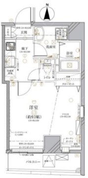 ディアレイシャス西大島駅前 1002 間取り図