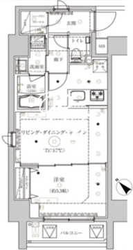 ベルシード上野松が谷 1301 間取り図