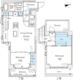 THE VERLUX TAKANAWA 504 間取り図
