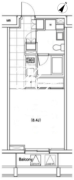 プライムアーバン南池袋 1102 間取り図