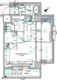 シーネクス亀戸 507 間取り図