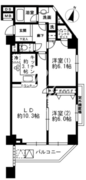 レジディア根岸 603 間取り図 ?>