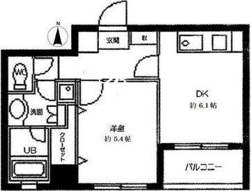 ラクラス田原町 1002 間取り図