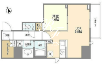 シェフルール新御徒町2 703 間取り図