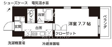 ローズウッド・ハイツ門前仲町 607 間取り図