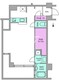 レジディア代々木2 106 間取り図