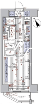 ブライズ東池袋 401 間取り図