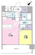 クローバー神田紺屋町 1303 間取り図