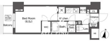 コンフォリア森下リバーサイド 806 間取り図