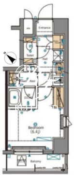 ハイズ浅草 401 間取り図