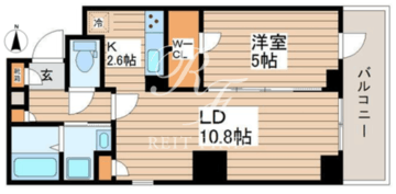 ティアラグレイス両国タワー 201 間取り図