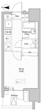 大森海岸レジデンス 204 間取り図