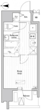 大森海岸レジデンス 301 間取り図