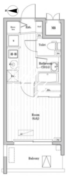 大森海岸レジデンス 403 間取り図