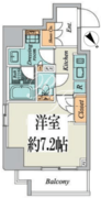 クレストコート文京湯島 502 間取り図