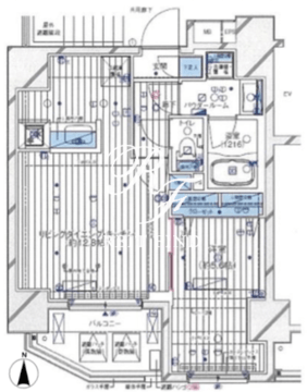 メインステージ浅草2 501 間取り図