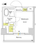 パークアクシス錦糸町スタイルズ 201 間取り図