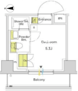パークアクシス錦糸町スタイルズ 302 間取り図 ?>