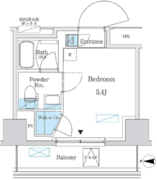 パークアクシス錦糸町スタイルズ 704 間取り図