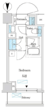 パークアクシス錦糸町スタイルズ 209 間取り図