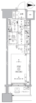 オルタナ亀戸 203 間取り図