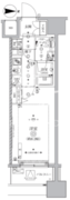 オルタナ亀戸 202 間取り図