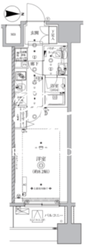 オルタナ亀戸 1302 間取り図