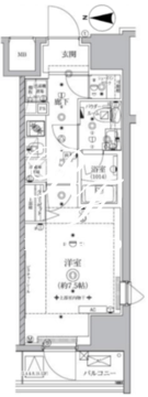 オルタナ亀戸 1206 間取り図