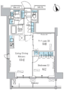 パークアクシス浅草レジデンス 1209 間取り図