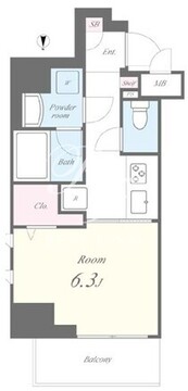 両国ステーションレジデンス 102 間取り図