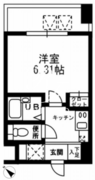 レジディア三越前 506 間取り図