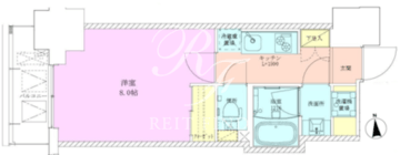 半蔵門レジデンス 607 間取り図