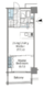 コンフォリア新宿イーストサイドタワー 406 間取り図