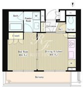 ＭＭガーデン 406 間取り図