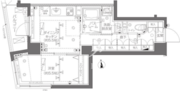 ズーム大塚 803 間取り図
