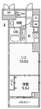 六本木デュープレックスエムズ 513 間取り図