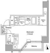 ザ・パークハビオ蒲田 405 間取り図