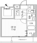 オルタナ池袋イースト 203 間取り図