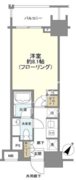 クレヴィア新宿若松町 406 間取り図 ?>
