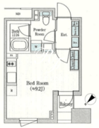 バウスフラッツ日本橋浜町 702 間取り図