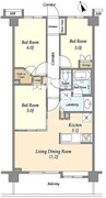 KDXレジデンス尾山台 407 間取り図