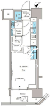 ルフォンプログレ蔵前プレミア 604 間取り図