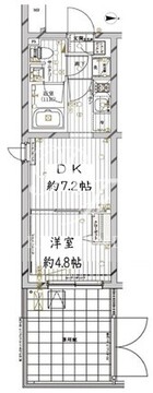 レガリス目黒西小山 102 間取り図