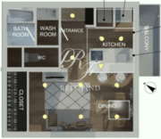 ブランエール代々幡 301 間取り図