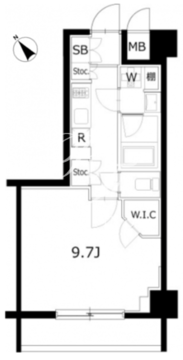 KDXレジデンス豊洲 425 間取り図