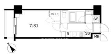 KDXレジデンス豊洲 433 間取り図